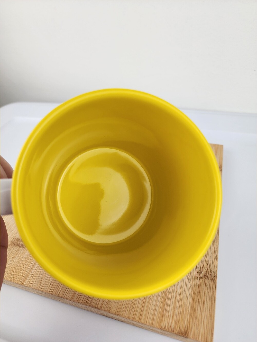 The Old Pottery Bee Yourself Yellow Interior Ceramic Coffee Mug - Picture 6 of 11